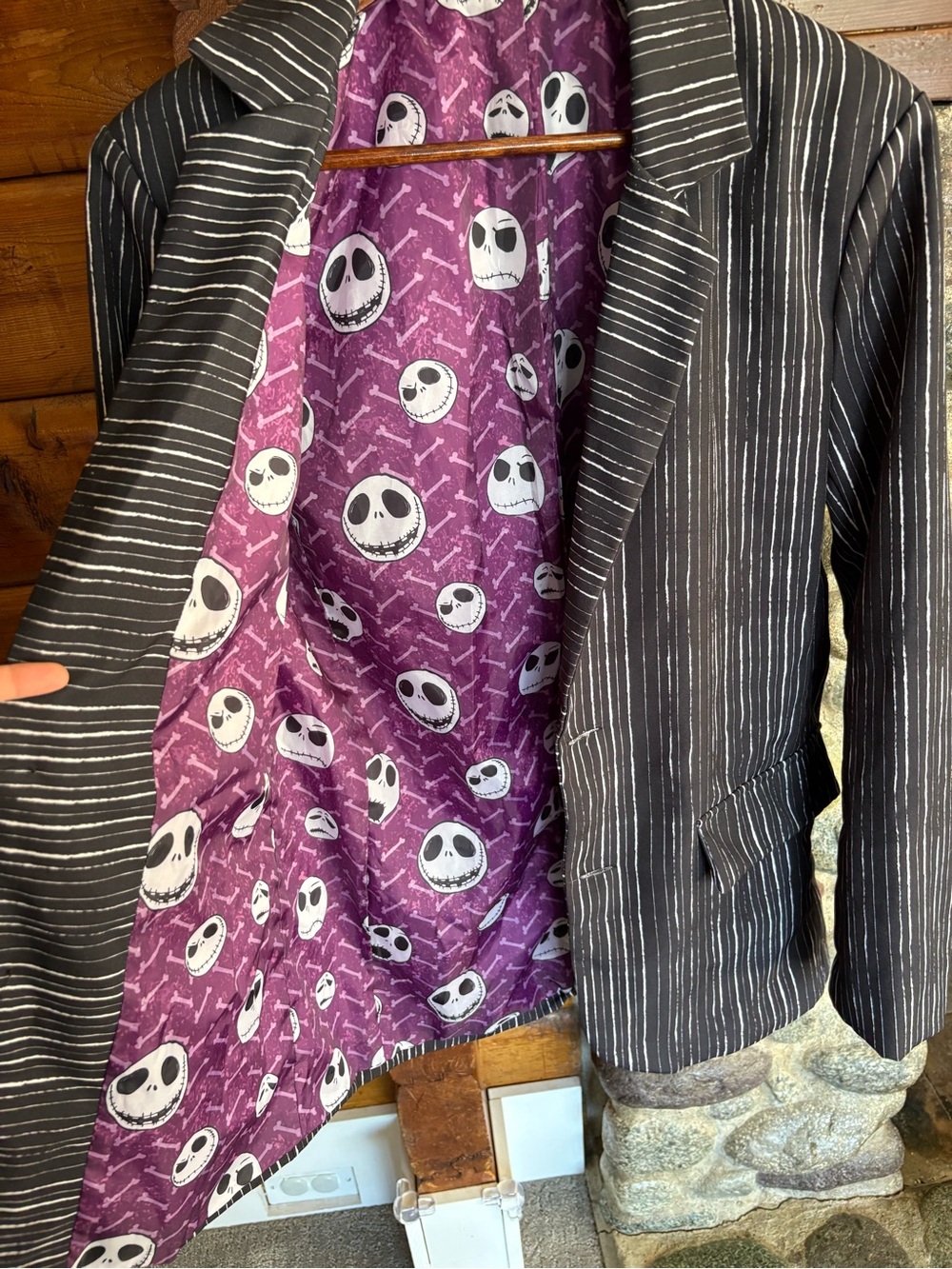 Disney Tim Burton’s The Nightmare Before Christmas Jack Skellington Blazer S